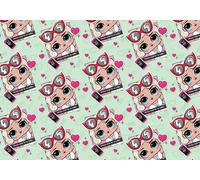 10 Fogli 70x100cm Carta da Regalo LOL SURPRISE Fashion 90gr Marpimar