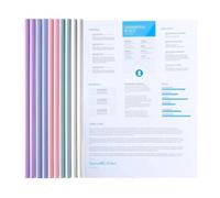 10 Fogli A4 Copertine Per Rilegatura, Cartella Di File Con Barra Scorrevole, Plastica A4 Rapporto Copertina, Plastica Documento Copertine Rilegatura Cartella Di File, Copertina Per Report Con Clip