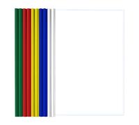 10 Fogli A4 Copertine Per Rilegatura, Cartella Di File Con Barra Scorrevole, Plastica A4 Rapporto Copertina, Plastica Documento Copertine Rilegatura Cartella Di File, Copertina Per Report Con Clip