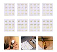 10 fogli adesivi impermeabili con lettere a prova di olio Etichette fai-da-te