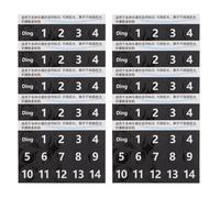 10 Fogli Adesivi Scala Note per Handpan Tamburo Etereo Nero Numeri | Pvc, per Studenti e Principianti, Formazione Musicale, Compatibilità, Riconoscimento Note Migliorato