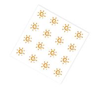 10 Fogli Cerotti Solari Adesivi Per Rilevamento Della Protezione Solare Protezioni Da Spiaggia Promemoria Rilevamento Adulti Viaggi Sportivi