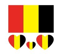 10 fogli di bandiere di paesi festivi del Belgio, Messico, Svizzera, Turchia, adesivo for tatuaggi, bandiera, tatuaggio temporaneo (Color : Color-011, Size : A)