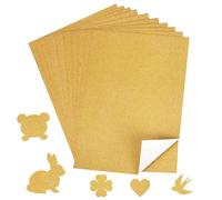 10 fogli di carta glitterata per fai da te, formato A4, 210 x 297 mm, 170 g, per biglietti di auguri fai da te, scrapbooking, glitter artigianali, per matrimonio, Natale