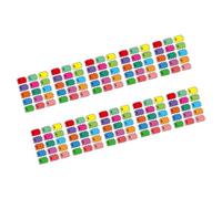 10 fogli di etichette adesive vuote per prezzi, 7,6 x 5,5 cm, per negozi al dettaglio, supermercati, gestione dell'inventario, etichette per costi promozionali