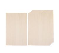 10 fogli di legno compensato sottile per realizzare modelli di aerei, 200 x 100 x 2 mm, beige