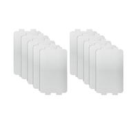 10 fogli di mica per forno a microonde, 107 x 64 mm, compatibili con Midea.