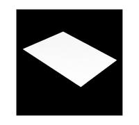 10 Fogli Di Polipropilene Satinato Bianco/nero - 100 Mm X 200 Mm, Spessore 0,3-2 Mm, Resistenti Al Calore - Ideali For Modelli, Guarnizioni, Cancelleria E Modelli(White,100x200x1.5mm(10pcs))