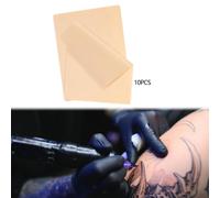 10 fogli di pratica in silicone per tatuaggi morbidi, ideali per