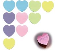 10 Foglietti Adesivi A forma di Cuore, Carta per Appunti Creativa A Forma di Cuore, Notes Adesivi Autoadesivi A Forma Cuore, per Prendere Appunti, Liste di Cose da Fare -5 Colori