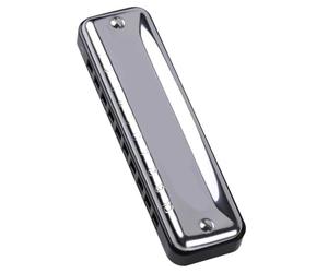 10 Fori Armonica Sliver C/D/E/F/A/G/E Diatonico Pop Folk Organetto A Bocca Professiona Strumento Musicale armonica a bocca professionale (Color : Key of Ab)