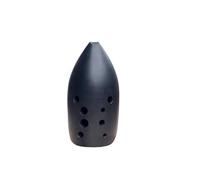 10 Fori Xun F Tone G Tone Ocarina Strumento Musicale Per Flauto Buon Suono Strumento Antico Per Principianti Ceramica Cotta A Mano (Color : F key add pedestal)