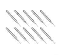 10 frese in metallo duro da 0,7 mm per incisione CNC, codolo da 1/8", PCB, legno, metallo, plastica