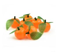 10 frutti artificiali realistici arancioni decorativi per la casa, cucina, feste e tavoli, materiale espanso, 6,8 x 7,5 cm