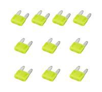10 Fusibili Mini Flat 20 A HELLA Compatibile Con FENDT