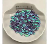 10 g 4,0 mm 5 mm 6 mm 8 mm 10 mm Paillettes in PVC a tazza, glitterate, per vestiti, cappelli, scarpe. Fai da te per bambini. Accessori artigianali fatti a mano - AB Viola chiaro - 10 g 6 mm 720 pez