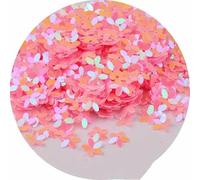 10 g/confezione 10 mm paillettes concave a forma di fiore di prugna decorazioni natalizie artigianato paillettes fai da te ornamento accessori da cucito - n. 3-10 mm 300 pezzi