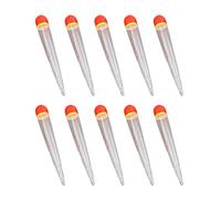10 galleggianti da pesca galleggianti ponderati galleggianti galleggianti in linea Bobber Slip Float Bobber per la pesca d'acqua dolce salata in linea