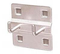 10 Ganchos dobles 56 x 65 x 35 mm nuevo modelo