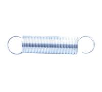 10 ganci a molla di estensione zincati - Diametro filo 0,4-0,7 mm, lunghezza 15-60 mm, diametro esterno 3-7 mm(0.7 x 5x40mm)