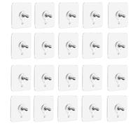 10 ganci per cornici con scritta "Not Traces" (lingua italiana non garantita), semplici da usare per il montaggio di immagini e lavori artistici in casa, senza viti adesive
