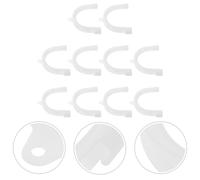 10 ganci per tubo di scarico: supporto per tubo per lavatrice a forma di U,