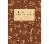 10 Generations Genealogy Notebook With 400 Ancestor Details Sheet: Ancestry Tree Organizer, Family Pedigree Chart, Genealogy Workbooks With Charts, ... In For Family History Buff & Genealogists