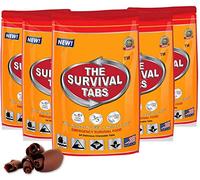 10 giorni Alimentazione di emergenza per catastrofi naturali Terremoto inondazione Tornado Uragano Vulcano Bush Fire Gluten Free e Non-OGM 25 anni Shelf Life (120 compresse - Cioccolato) di LB1 High