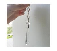 10 gocce di cristallo da 63 mm con perline ottagonali da 14 mm for lampadari a filo