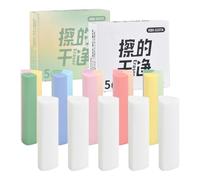 10 Gomme da Cancellare, Gomma Matita, Bianche e Colorate, Pulita e senza Residui, Triangolare, Gomme da Cancellare per Studenti, Insegnante, Scrivere, Disegnare e Fare Schizzi, Cose per la Scuola