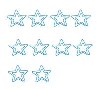 10 Graffette Decorative Clip Carta Creative A Forma Stella Segnalibri Graffette Divertenti Clip Pianificazione Per Documenti Ufficio