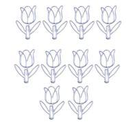 10 graffette decorative in metallo graffette in metallo segnalibro per documenti file foto carta rosa