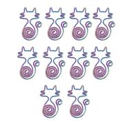 10 graffette decorative in metallo graffette in metallo segnalibro per documenti file foto carta rosa