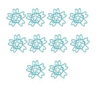 10 graffette decorative in metallo graffette in metallo segnalibro per documenti file foto carta rosa