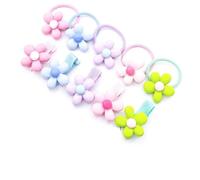 10 graziosi fermagli for capelli con fiori for ragazze - Accessori for capelli for bambini for frangette e capelli spezzati(Mix)