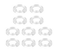 10 guarnizioni standard in silicone O-Ring per adattatore Soda Maker Quick | Convertitore, rondelle bianche per raccordi CO2 Quick Connect sostituzione e riparazione