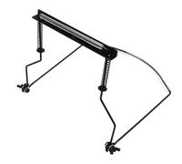 10 Hole Harmonica Necks Holder, Adjustable Metal Harmonica Stand with Anti-Scratch Padding, Neck Rack Support for Mouth Organ Practice and Performance, 7.87x7.09x0.79 inches