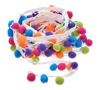 10 Iarde Pom Pom Palla Frange Trim,Nastro Cucito,Multicolore