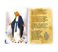 10 Immagini. Santino. Immaginette religiose. Preghiera Multilingua. Con medaglia