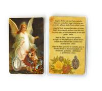 10 Immagini. Santino. Immaginette religiose. Preghiera Multilingua. Con medaglia