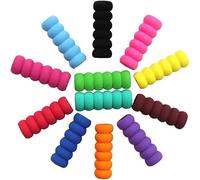 10 impugnature multicolore in morbida schiuma, per matite e matite, per disegnare e scrivere, per bambini e adulti, per disegnare artrite, penne diamantate per pittura, penne da trapano e penne da