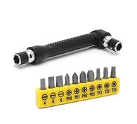 10 in 1 Cacciavite a bussola angolare a forma di L per testa doppia chiave driver attrezzature per skateboard piatto