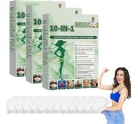 10-in-1 Cerotto Avanzato Nano Microneedle Patch,Moringa Berberina X Nad Cerotti Patch Nano Microneedle Cerotti Dimagranti Naturali per Tutti i Tipi di Corpo (3 Scatole)