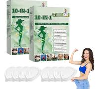 10-in-1 Cerotto Avanzato Nano Microneedle Patch,Moringa Berberina X Nad Cerotti Patch Nano Microneedle Cerotti Dimagranti Naturali per Tutti i Tipi di Corpo (2 Scatole)