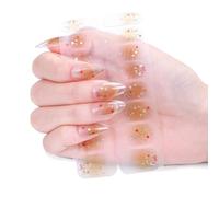 10 In 1 Chiodi Chiari Formare Coperture Complete Finse Unghie Suggerimenti Estensione Finte Chiodi Modello Di Serpente Premere Chiodi Strumento Manicure