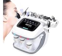 10-in-1 Hydra macchina facciale di bellezza con 8 schermo per pulizia | La tecnologia a bolle idrogeno-ossigeno scompone rapidamente le molecole d'acqua per un'idratazione profonda e l'assorbimento