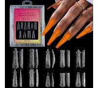 10 In 1 Modello Serpente Premere Unghie Falsi Artificiali Testi Estensione Forme Accessori Manicure