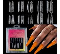 10 In 1 Modello Serpente Premere Unghie Falsi Artificiali Testi Estensione Forme Accessori Per Manicure