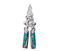 10-in-1 Multi-Function Electrician's Pliers Set - Wire Stripping Cutting Crimping Tools with Voltage Tester(1 Pack)