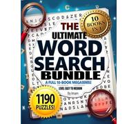 10 in 1 - The Ultimate Word Search Bundle: 1190 Words Large Print Puzzle Book: Educational Brain Games for Adults and Seniors Featuring History, Science, Geography, and Technology with Full Solutions
